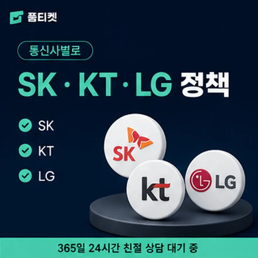 품티켓 구글플레이 회선의 소액결제미납정책 고지와 안내 순서 안내 이미지
